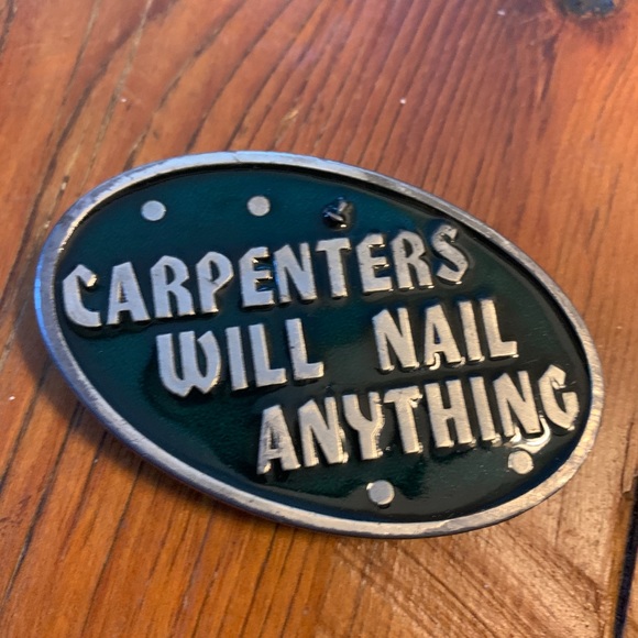 Vintage Carpenters Belt Buckle - Picture 2 of 5